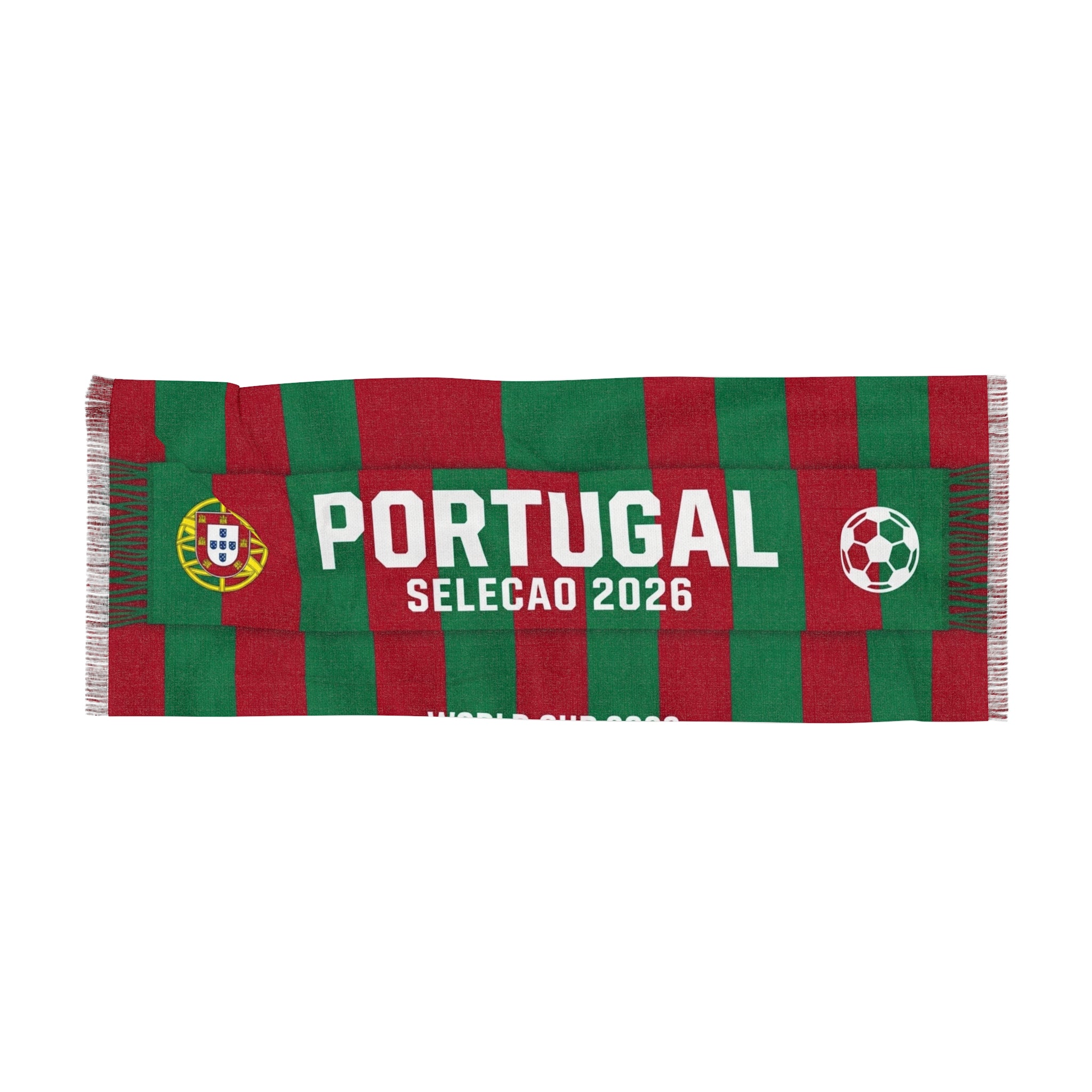 Portugal 2026 World Cup Soccer Scarf