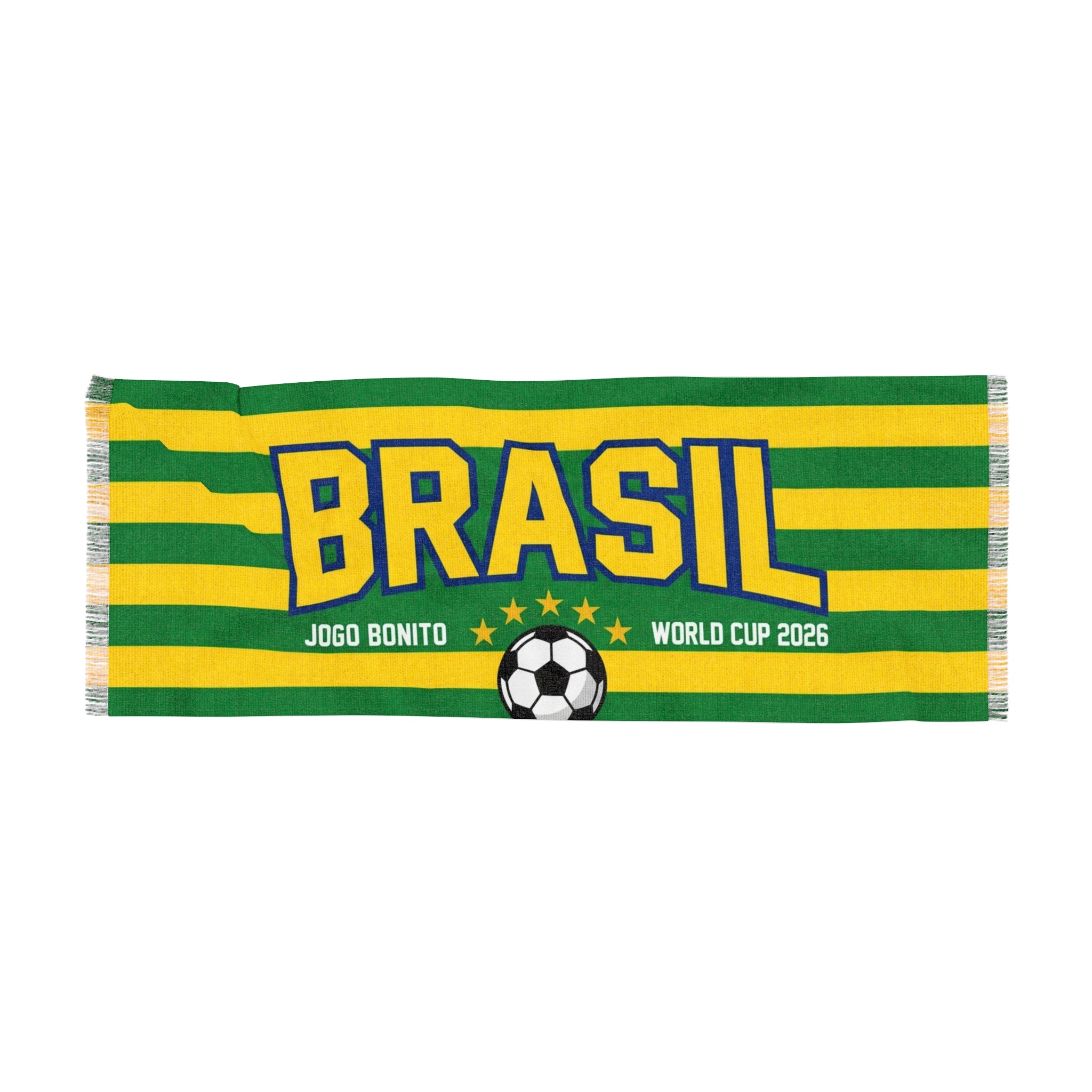 Brazil 2026 World Cup Soccer Scarf