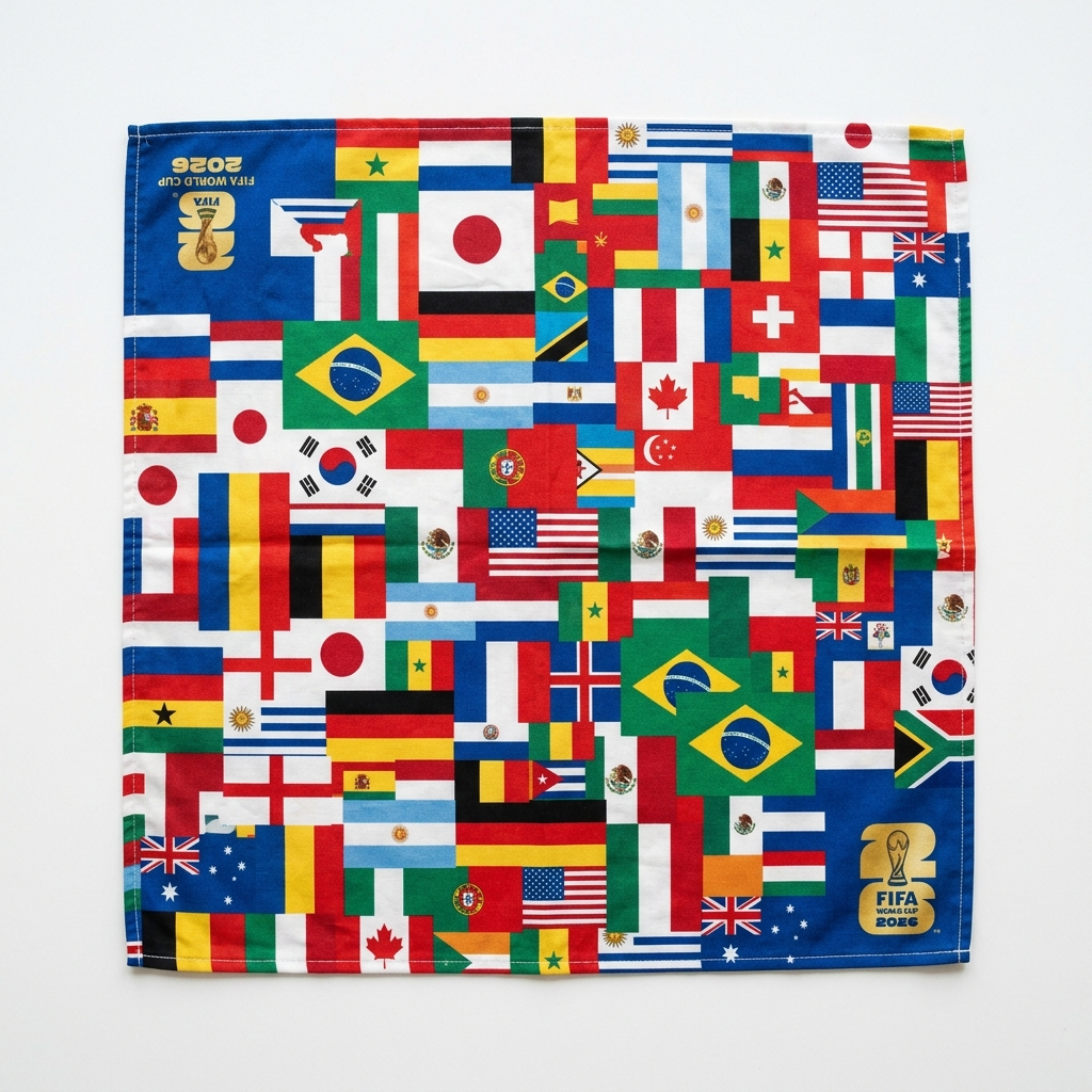 World Cup 2026 Country Flag Scarf